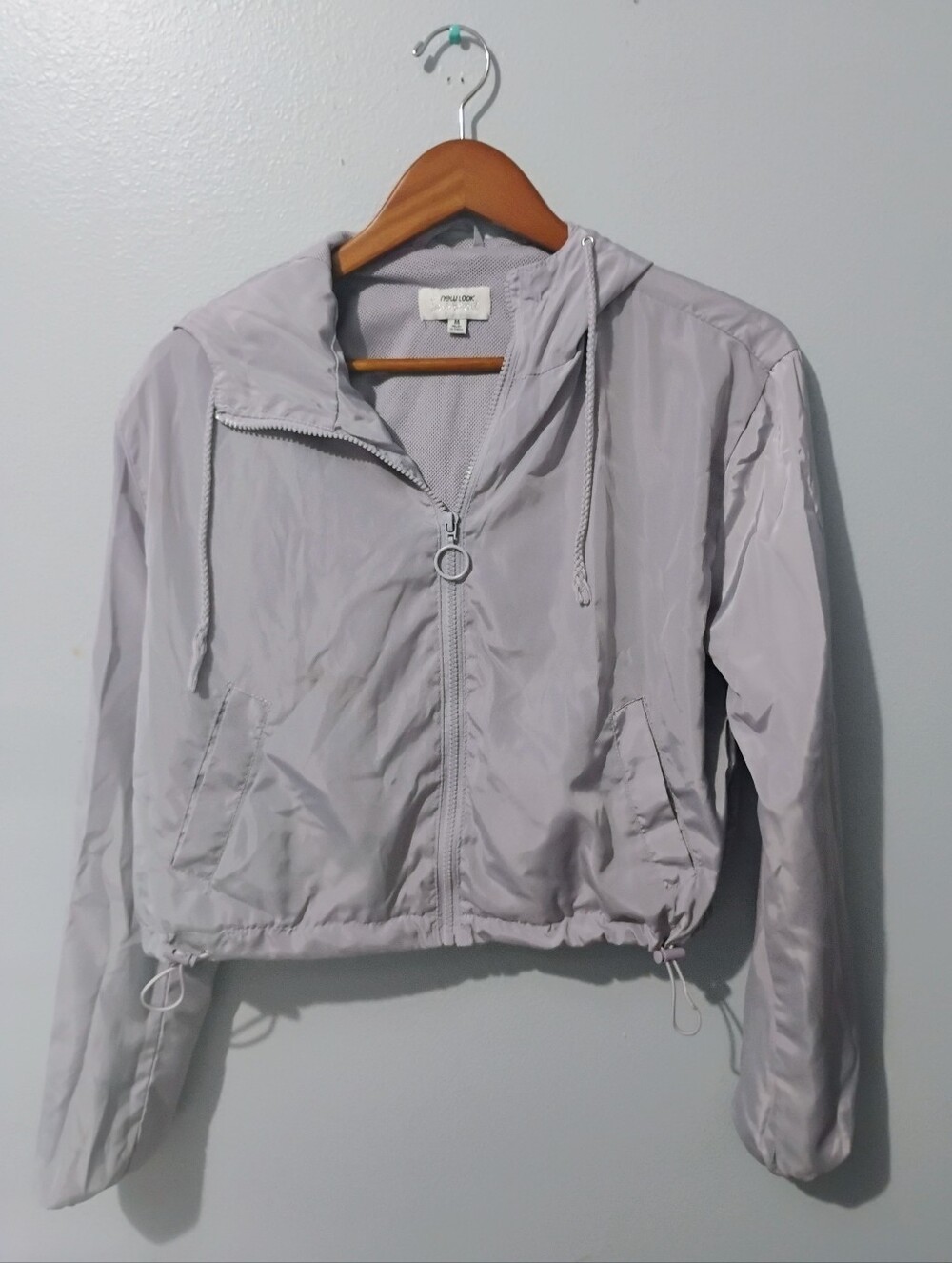 Light Violet Hooded Windbreaker Jacket - New Look Supreme
